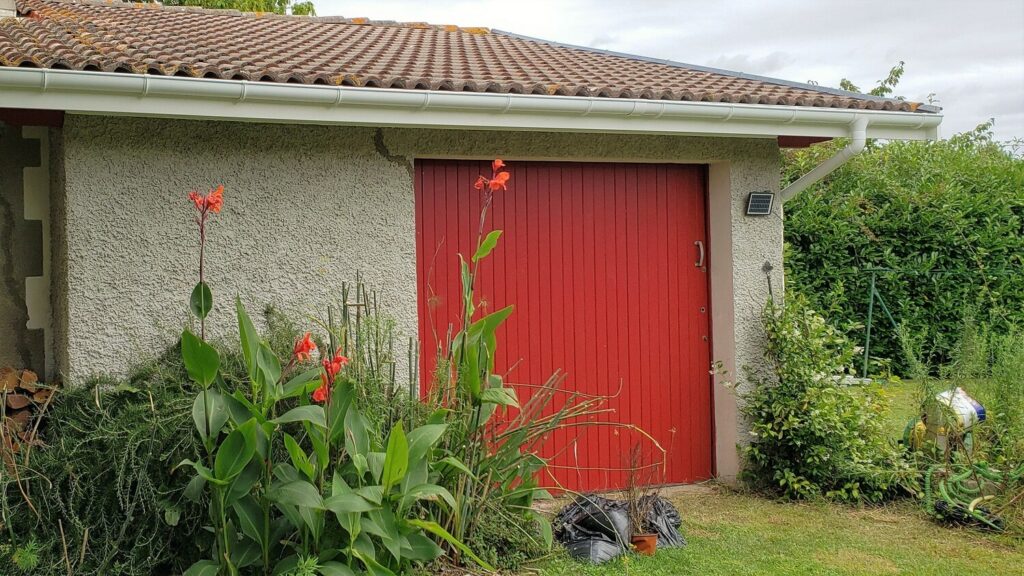 Peinture porte de garage